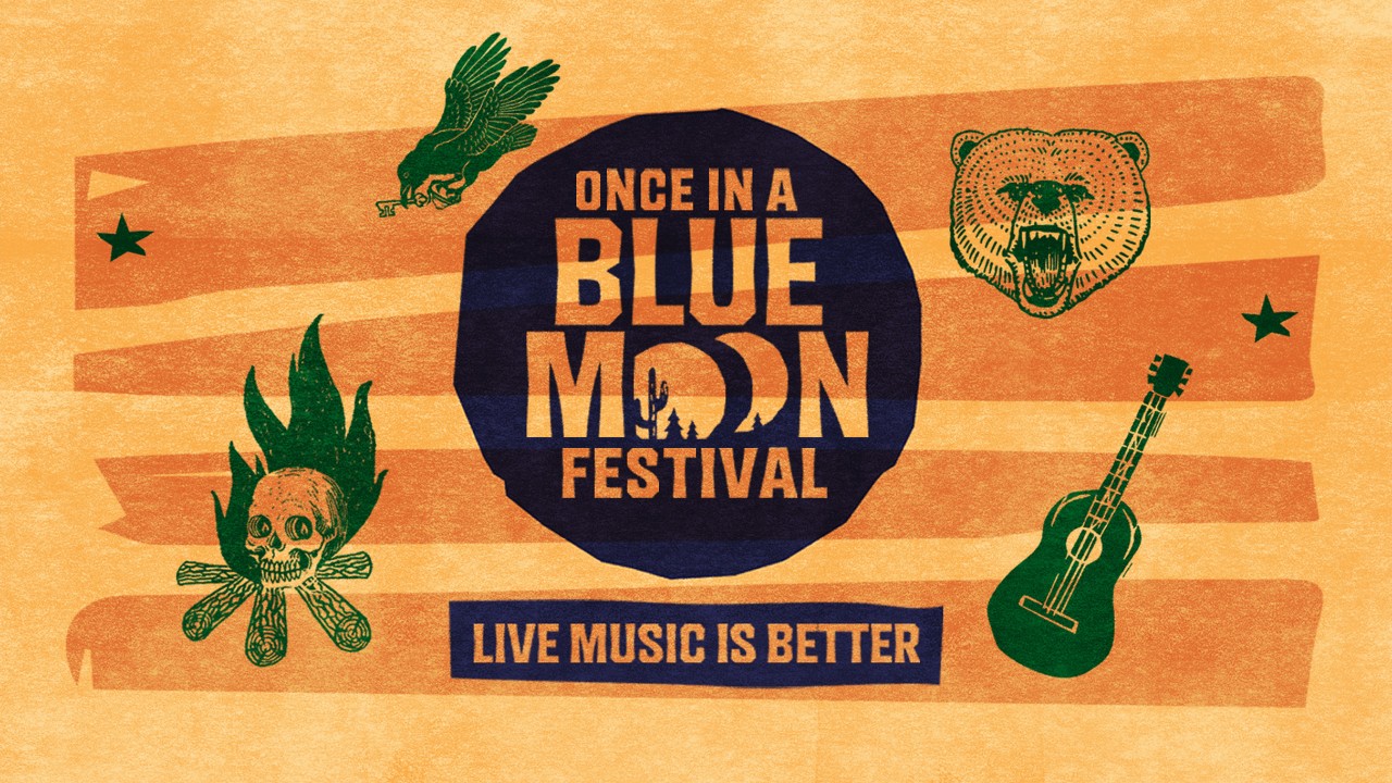 Once in a blue moon — achtergrondafbeelding