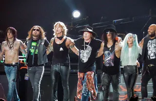 Guns N' Roses sluiten aan bij Aerosmith comeback in Hollywood Bowl